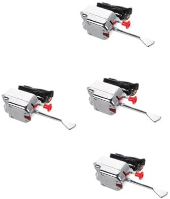 GLEAVI 4 Pz Interruttore Di Direzione Leva Degli Indicatori Di Direzione Rimorchio Con Interruttore a Levetta Interruttore Più Fioco Interruttore a Levetta Per L'auto Silver Metallo