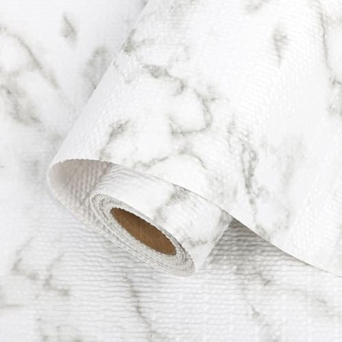 Arthome Protector Cajones Cocina 44x600cm Forros Armario,Estante Armario No Adhesiva Impermeable,Antideslizante Estante Cocina de Plástico EVA para Frigorífico (Blanco)