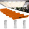 Einziehbare Welle Sonnensegel,Wellenmarkise Verstellbar Schutz vor UV-Strahlungen,Sonnenschutz,Wasserdicht,Garten,2x3M,Orange