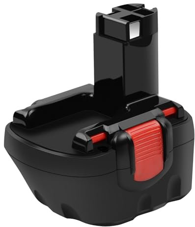 Awekamer 12V 4800mAh Ni-MH Replacement Battery for Bosch BAT043 BAT045 BAT046 BAT049 BAT120 BAT139 2607335249 2607335542 2607335526 2607335274 2607335709 PSB PSR GSB GSR 12 VE-2