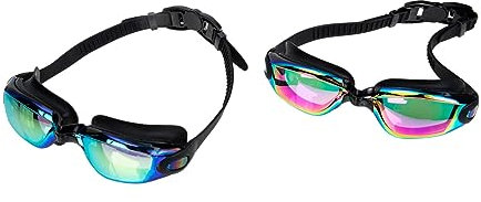 GRIRIW 2piezas Gafas De Natación Resistentes Al Desgaste Cómodas y Prácticas Para Piscina