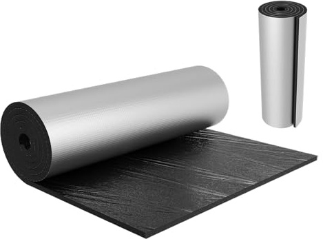 Toilet Cistern Insulation Against Condensation, Waterproof Self-Adhesive Cover, 100 x 40 cm, Aluminium Foil, Self-Adhesive, for Protection of Bathroom, Shower, Bathtub, Sink, Kitchen