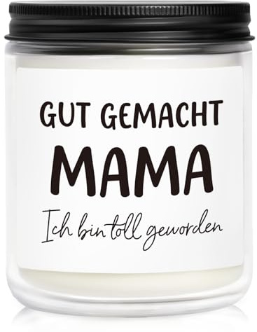 Mama Geburtstagsgeschen, Weihnachten Mama Geschenk, Mutter Geschenke Zum Geburtstag, Beste Mamas geschenk Von Kindern Thanksgiving Weihnachten Ostern Muttertag, Duftkerze