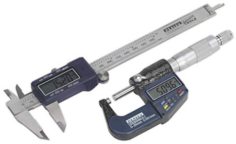 Sealey AK9637D 2 Piece Digital Measuring Set
