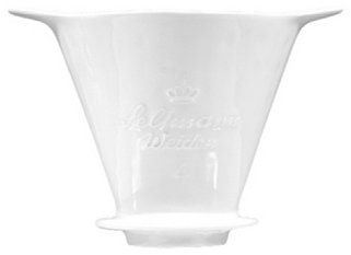 Seltmann 001.121679 Lukullus Porzellan Nr. 4 Filter, Weiß, 17,7cm x 12,5cm, 001121679