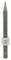 Bosch 1 618 630 000 - Cincel puntiagudo de inserción hexagonal con inserción de 19 mm - 300 mm, pack de 1