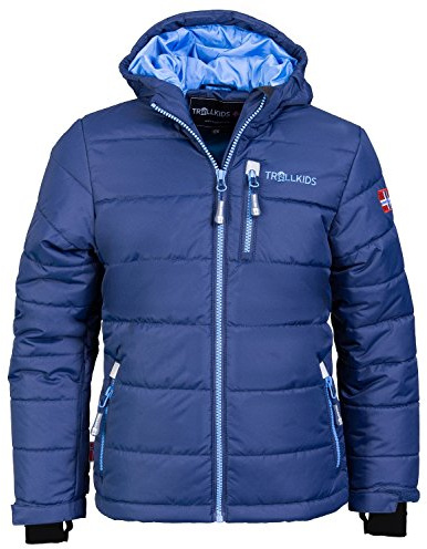 Trollkids Kids Hemsedal Snow Jacket, 92/92 Kinder, Navy/medium Blue