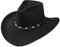 Stetson Buck Shot 3X Felt Stallion Collection Cowboy Hat Black 4 Brim