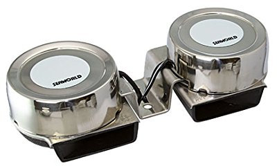 Yacht Steel Elektrisches Signalhorn, 102mm, 12V aus Edelstahl