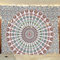 Bless International Indischer Hippie Bohemian Psychedelic Peacock Mandala Wandbehang Bettwäsche Tapisserie (Floral Gold, King (223x264Inches)(225x265Cms))