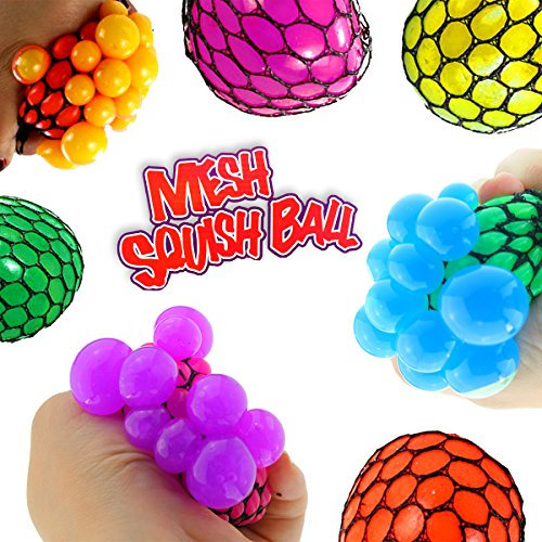 8X Quetschball Squeezeball Bunt ca.6cm Knautschball Antistress Knetball LG