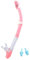 Supertrip Trockenschnorchel Erwachsene Unisex Trocken Snorkel Schnorchel mit Ventil zum Schnorcheln Schnorchelrohr mit weichem Mundstück Ohrstöpsel