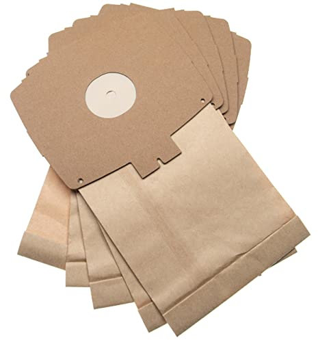 vhbw 5x Sacs compatible avec Electrolux D700, D715, D720/P, D725, D728, D729, D730, D735, D736, D738 aspirateur - papier, 26,25cm x 15,15cm marron
