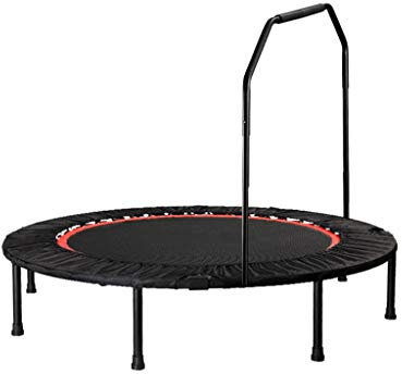 ZXQZ Fitness Trampolin Faltbares Fitness-Trampolin Mit Griffen, Mini-Übungs-Türsteher für Das Fitnessstudio für Erwachsene, Indoor-Training, Cardio, Gewichtsverlust, 101 X 22 cm Trampolin Indoor