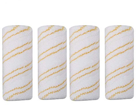 4er Pack Roller Set für Kärcher FC5 / FC3 / FC5D / FC3D Hartbodenreiniger 2055-007.0 2.055-006.0 (gelb)