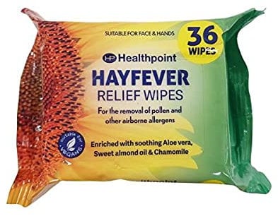 Healthpoint Hayfever Relief Wipes 36 Wipes, Mix
