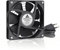 GDSTIME Ventola da 120 mm, AC EC 230 V, ventola 120 x 120 220 V, 120 mm, ventola assiale, doppio cuscinetto a sfera 2700 giri/min, raffreddamento senza spazzole per PC PC