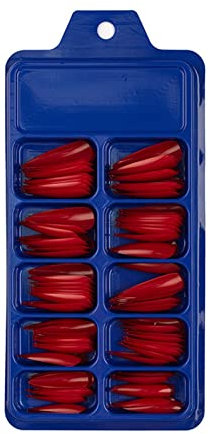 MaNMaNing Farbige lange Stiletto Press On Nails Full Cover Pointys Fake False Nails Künstliche Fingernägel für Frauen Mädchen Acryl Nail Design Salon Maniküre Extension MM629H10796