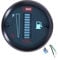 Tefola Indicador de Calibre de Medidor de Combustible, Medidor de Nivel de Combustible, Universal de Puntero, Resistencia Ajustable Led de 52mm de Diámetro 12V para Auto Motocicleta Barco