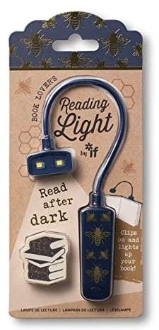 IF Book Lover's Reading Light - Bee, Blue
