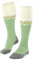FALKE Damen Skisocken SK4 Advanced W Kh Wolle Funktionsmaterial warm dünn 1 Paar, Grün Quiet Green 7378 Snow-O, 37-38