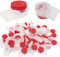 CTRICALVER 50 Pezzi Connettore UR2, Connettori per cavi telefonici, Connettori a Pressione 3 Porte / 3 Core, connettore con gel, riempimento in grasso (Rosso)
