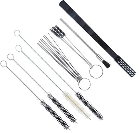 19 Pieces Spray Gun Cleaning Kit, Air Paint Spray Gun Cleaning Brush, Cleaning Brushes for Spray Guns, Paint Guns, Air Tools, Airbrush