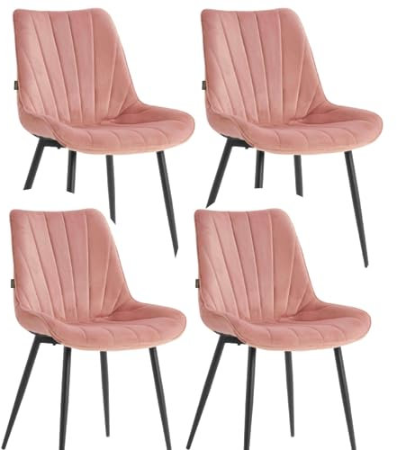 Colenis - Lesedi Esszimmerstuhl - 4er Set - Rose