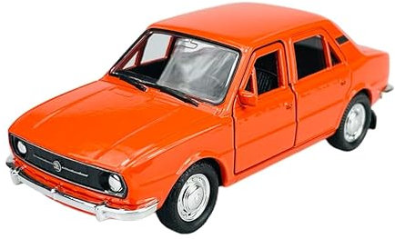 Welly Skoda 105L 105 L Orange 1/34-1/39 Metal Modell Auto Die Cast Neu im Kasten