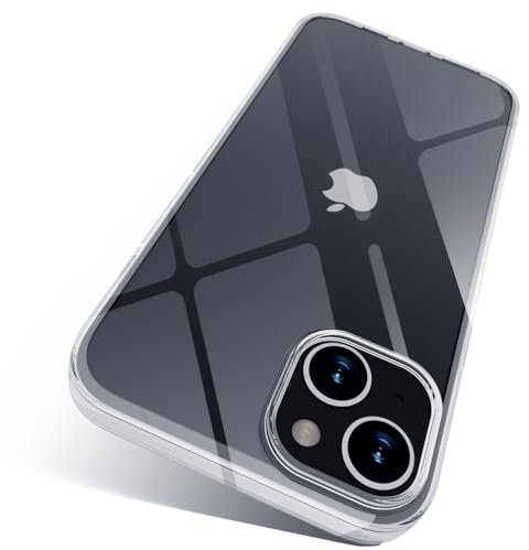 X-level für iPhone 15 Hülle, Soft Flex TPU Klar Case Ultradünn Handyhülle Silikon Bumper Cover Schutz Tasche Schutzhülle Kompatibel mit iPhone 15 - Transparent