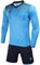 Kelme Torwart Trikots Uniform Keeper Wear Langarm Fußball Torwart Praxis tragen Unisex Pro Set ABlau XL