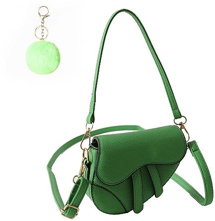 Vintage Satteltasche für Damen 90er Jahre Retro Kleine Retro Saddle Bag mit Reißverschluss Pu-Leder Umhängetasche y2k Fashion Crossbody Handtasche für Alltag, Party, Geschenk