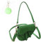Vintage Satteltasche für Damen 90er Jahre Retro Kleine Retro Saddle Bag mit Reißverschluss Pu-Leder Umhängetasche y2k Fashion Crossbody Handtasche für Alltag, Party, Geschenk