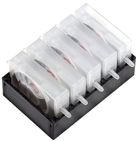 CISS Einwegventil-Tintendämpfer, Tintensteuerventile, 4 Farben, 5 Farben, 6 Farben, kompatibel mit Canon HP Lexmark Epson Brother Tintenstrahldrucker (Color : 5colors)