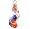 Christbaumschmuck Christbaumkugeln Figuren Tiere handbemalte Christbaumkugel aus Glas Weihnachtskuge Hahn