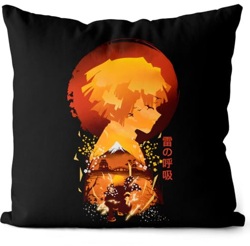 style3 Fire Breath Kissen mit Füllung 40cm Baumwolle Demon Anime Japan Manga
