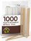 1000 Palette Lunghe da Caffè e Cappuccino Monouso in Legno di Betulla da 11cm - Biodegradabili, Compostabili, Imbustate Singolarmentee Resistenti al Calore per Mescolare Caffè e Bevande