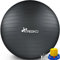 TRESKO® Gymnastikball BPA-Frei inkl. Luftpumpe | Ball für Fitness, Yoga, Gymnastik, Schwangerschaft, Core Training, Rücken | Yogaball Pezziball Pilatesball Sitzball Anti-Burst 300 kg