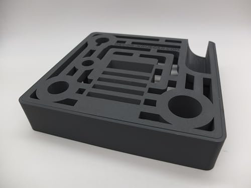 Support pour hachoir à viande KitchenAid - En métal - Style art déco (gris foncé)