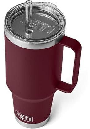 YETI Rambler Strohbecher, Wild Vine Red, 42 oz (1242 ml)