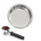 2Pcs 51 mm Cesta de Filtro Reutilizable, Filtro de Café de Acero Inoxidable, Canasta Colador de Filtro de Café Presurizado de Sola Capa, Accesorio para Máquina de Cafetera