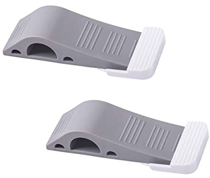 NUOBESTY Rubber Door Stops Heavy Duty Wedge Door Stops Decorative Holders Portable Doorstops for Home Office School