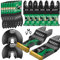 25Tlg multitool sägeblätter kit Universal Oscillating Tool Accessories mit 5 Titansägeblätter für Metall,Holz und Kunststoff,für DIY-Heimwerker,Kompatibel mit Bosch,Milwaukee,Dewalt größerer Präzision