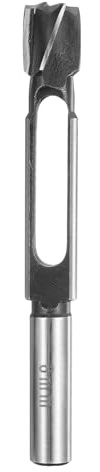 QUARKZMAN Bois Tenon Cheville Bouchon Fraise 8mm Métrique Tenon Cheville Outils de coupe Foret Mèche Haute Vitesse Acier Bois Bouchon Cheville Fraise avec Queue ronde