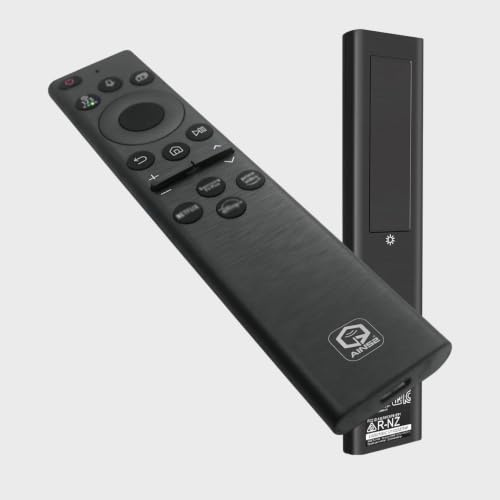 AIN52® Telecomando Solar Vocale per Samsung Smart TV - Ricarica USB-C Eco Solar - Ricambio Bluetooth BN59-01385A BN59-01385B BN59-01432A TM2280E TM2281E - Serie QLED Neo QLED Crystal UHD