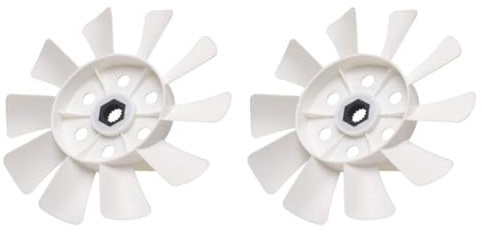 Hydro Lüfter Ersatz für Rasentraktoren L105, L107, L108, L110, L111, L118, L120, L130, LT150–LT190, X300, X300R, 6 Zoll, 10-Flügel, PP