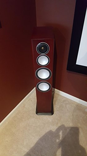 Monitor Audio Silver 8 - Altoparlanti a 3 vie, in legno, 200 W, 32-35000 Hz, colore: rosso