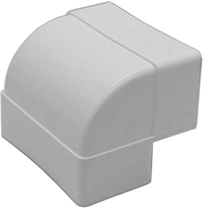 Kair 90 Degree Vertical Elbow Bend 110mm x 54mm - 4 x 2 inch Rectangular Plastic Ducting