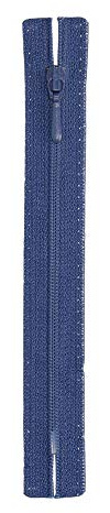 Opti S40-50-00223 Reißverschluss, 100Prozent Polyester, 00223 Blau, 50cm
