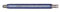 Koh-I-Noor 5340 Blauer Minenhalter aus Metall mit integriertem Spitzer